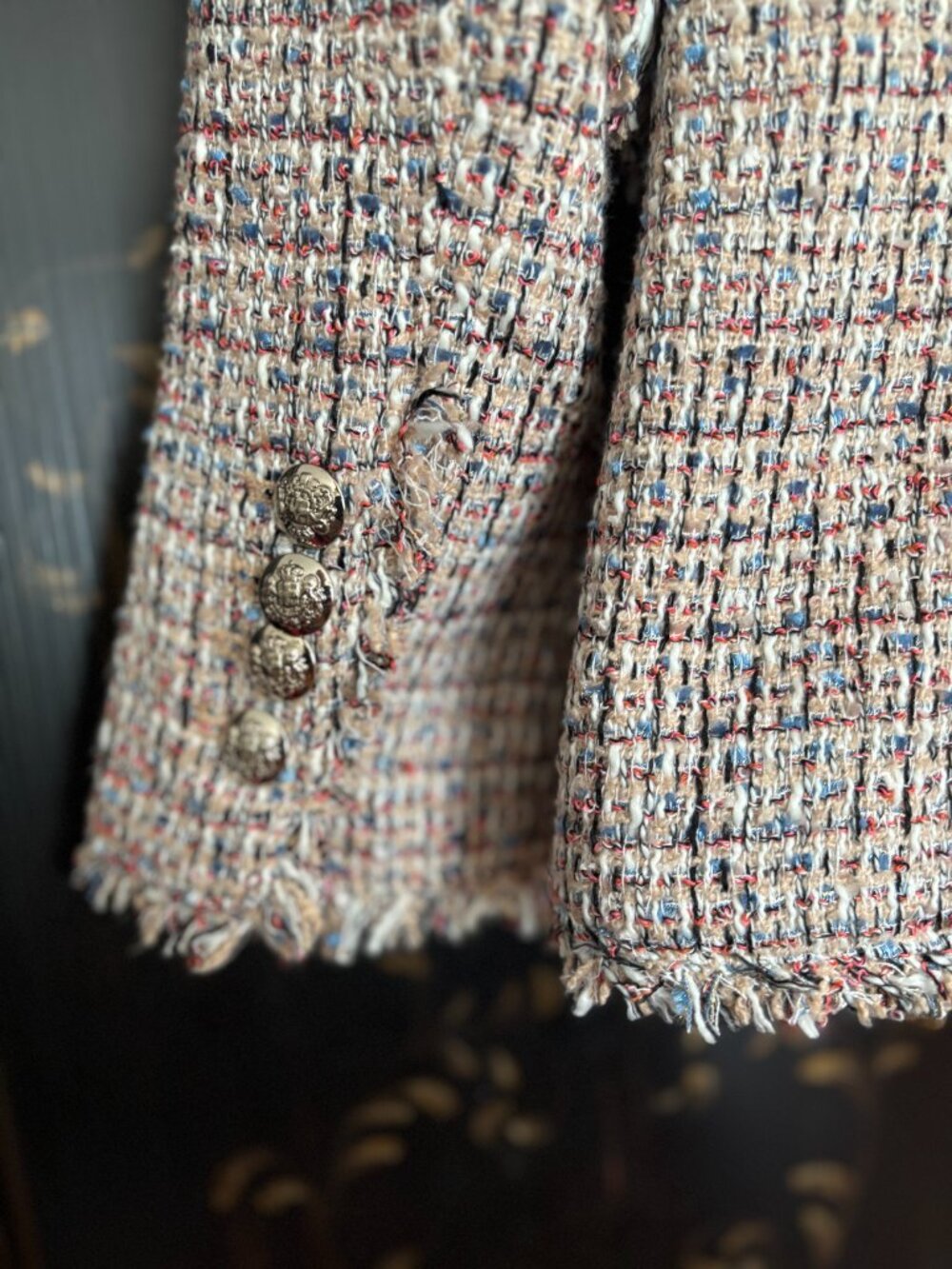 White House Black Market Tweed Studio Blazer – Multi-Color – Size 8 - Picture 10 of 14